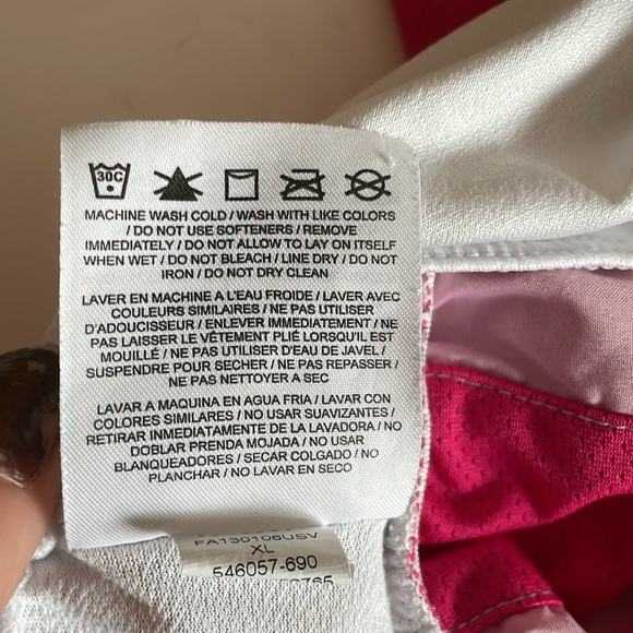 Nike pink & grey dri fit athletic shorts girls size XL - Picture 16 of 16